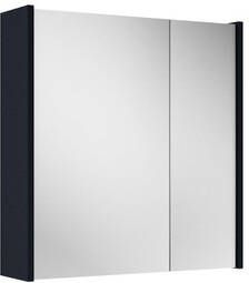 Saniclass Prime Spiegelkast 60x63x16cm inclusief zijpanelen mat marine blauw SW1212815 SW892635