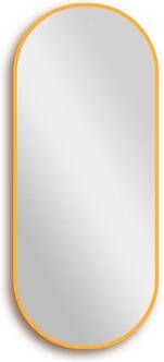 Saniclass Retro Line 2.0 Spiegel ovaal 90x38cm frame mat goud SW8-G