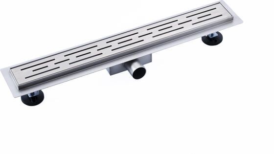 Saniclass 2.0 douchegoot 110cm met rooster met vloerflens RVS YZ-A60-Basic-drain