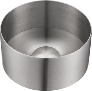 Saniclass ONE Waskom 21x21x10cm RVS Geborsteld RVS SP-WB21A-Brushed