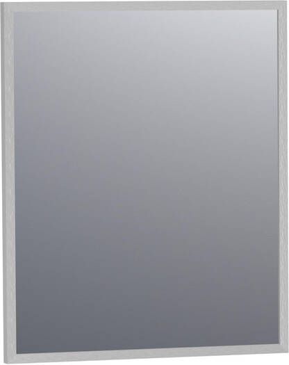 Saniclass Silhouette Spiegel 60x70cm zonder verlichting rechthoek aluminium 3532