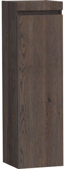 Saniclass Solution Badkamerkast 120x35x35cm 1 rechtsdraaiende deur hout black oak HK-MES120RBO