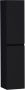 Saniclass Solution Badkamerkast 160x35x35cm 2 greeploze links- rechtsdraaiende deur MDF mat zwart 7812 - Thumbnail 1