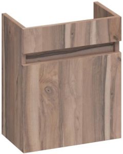 Saniclass Solution fonteinonderkast 40x45x22cm met 1 rechtsdraaiende deur MFC Almond FO-SLRAL
