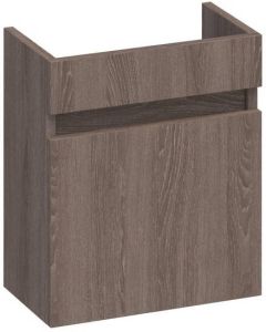 Saniclass Solution fonteinonderkast 40x45x22cm met 1 rechtsdraaiende deur MFC Legno viola FO-SLRLV