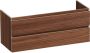 BRAUER Solution Wastafelonderkast 120x46x50cm 2 softclose greeploze lades 1 sifonuitsparing hout Natural walnut OK-WWS1201NWA - Thumbnail 1