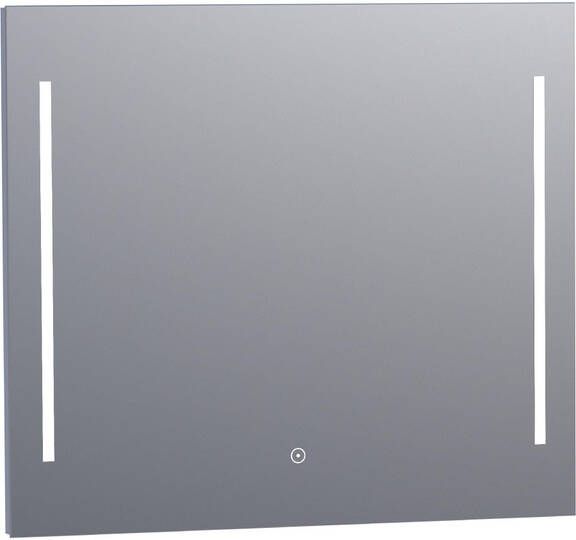 Saniclass spiegel Deline 80x70cm verlichting aluminium 3864s