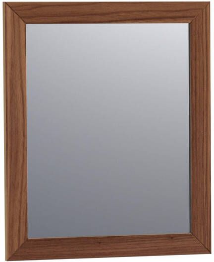 Saniclass Walnut Wood spiegel 60x70cm zonder verlichting rechthoek Natural walnut OUTLETSTORE SP-WW60NWA