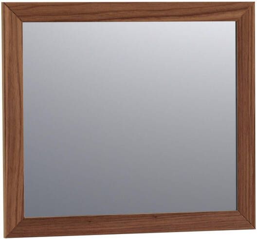 Saniclass Walnut wood Spiegel 80x70cm zonder verlichting rechthoek natural walnut SP-WW80NWA