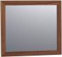 Saniclass Walnut wood Spiegel 80x70cm zonder verlichting rechthoek natural walnut SP-WW80NWA - Thumbnail 1