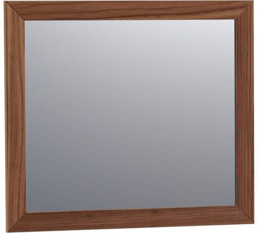 Saniclass Walnut Wood spiegel 80x70cm zonder verlichting rechthoek Natural walnut SP-WW80NWA