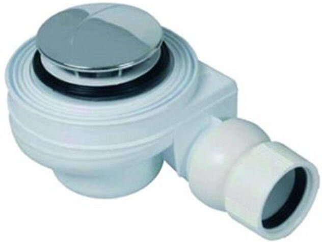 Sanit douchebakafvoer compleet voor douchebak met gat 52mm chroom 3403500S004