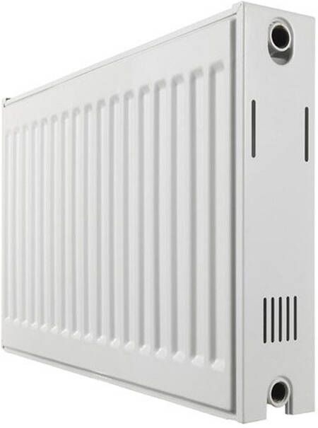 Haceka Paneelradiator Sanivesk Duo 60x90 cm Wit Zij-Aansluiting (1317 Watt)