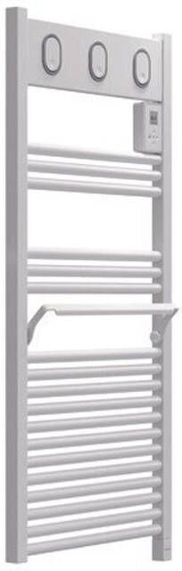 SAUTER Marapi2 elektrische handdoekradiator 500W wit thermostaat met weekprogramma boostfunctie 220055