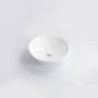 Brauer Bowl waskom 40x40cm rond keramiek glans wit WK-BO40ROHW - Thumbnail 3