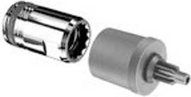 Schell Quick adapter aslengte 55 mm 1 2" hoekst.kr.verlenging chroom