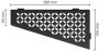 Schluter Shelf-E-S3 planchet 29.5x15.4x0.5cm inbouw Perforatie: Floral gecoat donker antraciet ses3d5tsda - Thumbnail 1