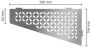 Schluter Shelf-E-S3 planchet 29.5x15.4x0.5cm inbouw Perforatie: Floral RVS geborsteld ses3d5eb - Thumbnail 1