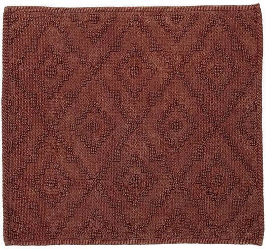 Sealskin Aztec Badmat 60x60 cm Katoen Donkerroze 800100