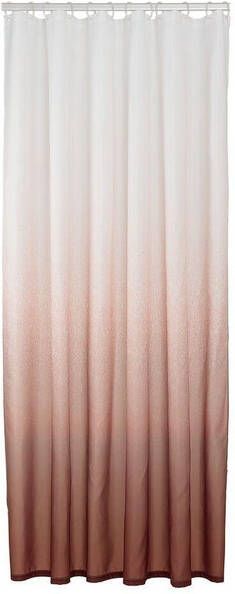 Sealskin Blend Douchegordijn 180x200 cm Polyester Donkerroze Wit 800136