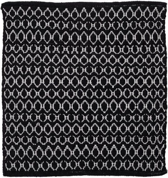 Sealskin Boho Badmat 60x60 cm Polyester Katoen Zwart 800102