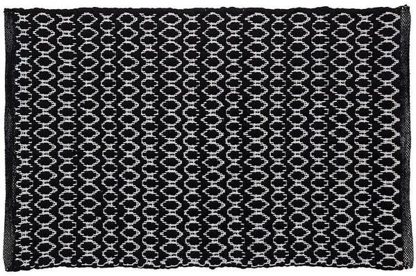 Sealskin Boho Badmat 60x90 cm Polyester Katoen Zwart 800101