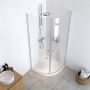 Sealskin Hooked kwartronde douchecabine 90x90cm 6mm veiligheidsglas chroom CCX6090C6265100 - Thumbnail 2