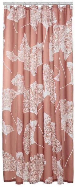 Sealskin Mare Douchegordijn 180x200 cm Polyester Donkerroze Wit 800138