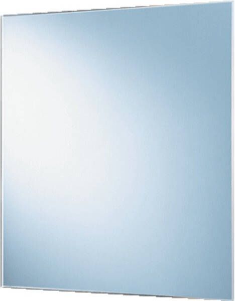 RAMINEX Silkline rechthoekige wandspiegel met facet rondom hxbxd 800x800x5mm