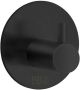 Smedbo Beslagsboden Handdoekhouder 4.8x4.8x3cm zelfklevend RVS Mat Zwart BB1101 - Thumbnail 1