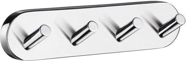 Smedbo Handdoekhouder Home Viervoudig 17 8x4 cm Chroom