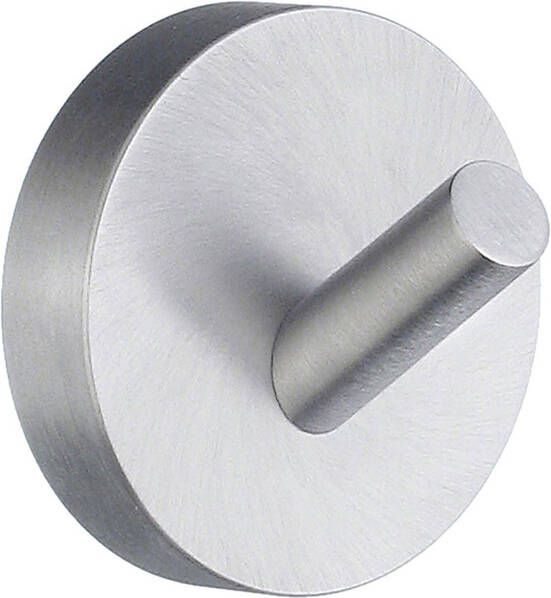 Smedbo Home Handdoekhouder 4.8x4.2cm zelfklevend boren Massief messing Mat Chroom HS355