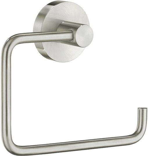 Smedbo Home toiletrolhouder zonder klep Geborsteld Nikkel