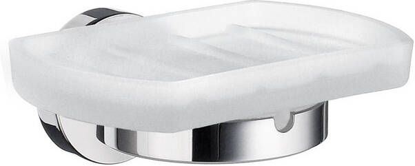 Smedbo Home Zeepschaal 12x7.8cm zelfklevend boren Massief messing Chroom HK342