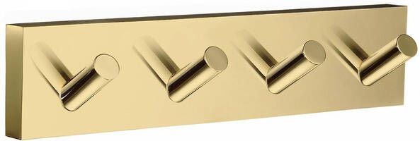 Smedbo House Handdoekhaak 18x4cm 4 haken messing RV359