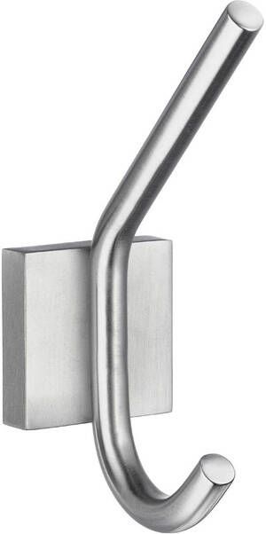 Smedbo House Handdoekhouder 4.5x13.5x7.8cm zelfklevend boren Massief messing Mat Chroom RS358