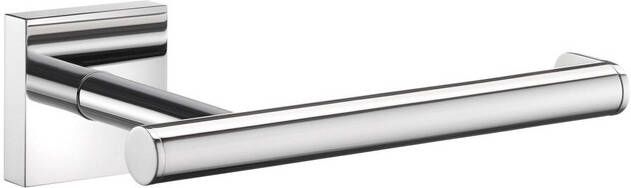 Smedbo House Toiletrolhouder 15.2x4.5x8.5cm zelfklevend boren Massief messing Chroom RK3411
