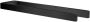 Smedbo Outline Handdoekhouder 38x2.2x6.2cm ophangen Aluminium Mat zwart FB212 - Thumbnail 1