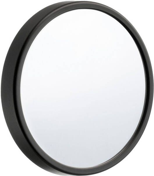 Smedbo Make Up Spiegel Outline Lite voorzien van Zuignap ABS Spiegelglas diameter 90 mm Zwart