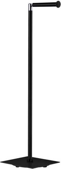 Smedbo Toiletrolhouder En Reserverolhouder Outline Lite Vierkant 61.5 cm RVS Mat Zwart