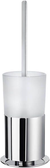 Smedbo Outline WC-borstelgarnituur 11x41.5x11cm Massief messing Chroom FK311 - Foto 1