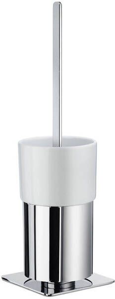 Smedbo Outline WC-borstelgarnituur 11x41.5x11cm Massief messing Chroom FK321P