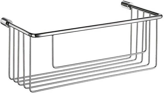 Smedbo Sideline Zeepkorf 11.7x10.5cm zelfklevend boren Massief messing Chroom DK1002