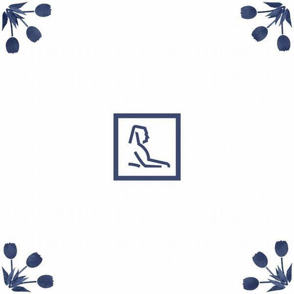 Sphinx Tiles Spectrum Holland Blue keramische tegel decor 15x15 cm decor