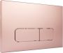 Starbluedisc Mocha bedieningsplaat voor Geberit UP100 UP320 reservoir rose gold 131.538.155 - Thumbnail 1