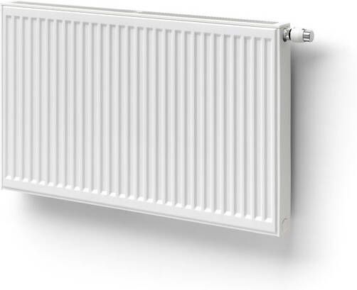 Stelrad Novello ECO paneelradiator 60x90cm type 21 1158watt 2 aansluitingen Staal Wit glans 0294062109