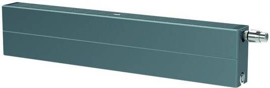 Stelrad Planar Style Plinth paneelradiator 20x160cm type 22 978watt 6 aansluitingen Staal Wit glans 251022216