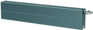 Stelrad Planar Style Plinth paneelradiator 20x180cm type 22 1100watt 6 aansluitingen Staal Wit glans 251022218