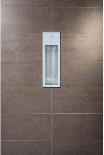 Douche Concurrent Sunshower Pure White Infrarood Inbouwapparaat 19.9x61.9x10cm Half Body 1250watt Aluminium