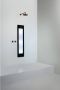 Sunshower Round Medium Plus infrarood + UV licht inbouw 140x33x10cm Black M0600-M0102 - Thumbnail 1